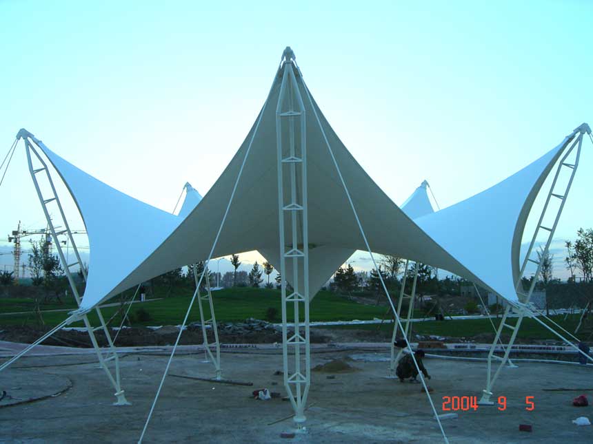 張拉膜結構看台 張拉膜結構看台